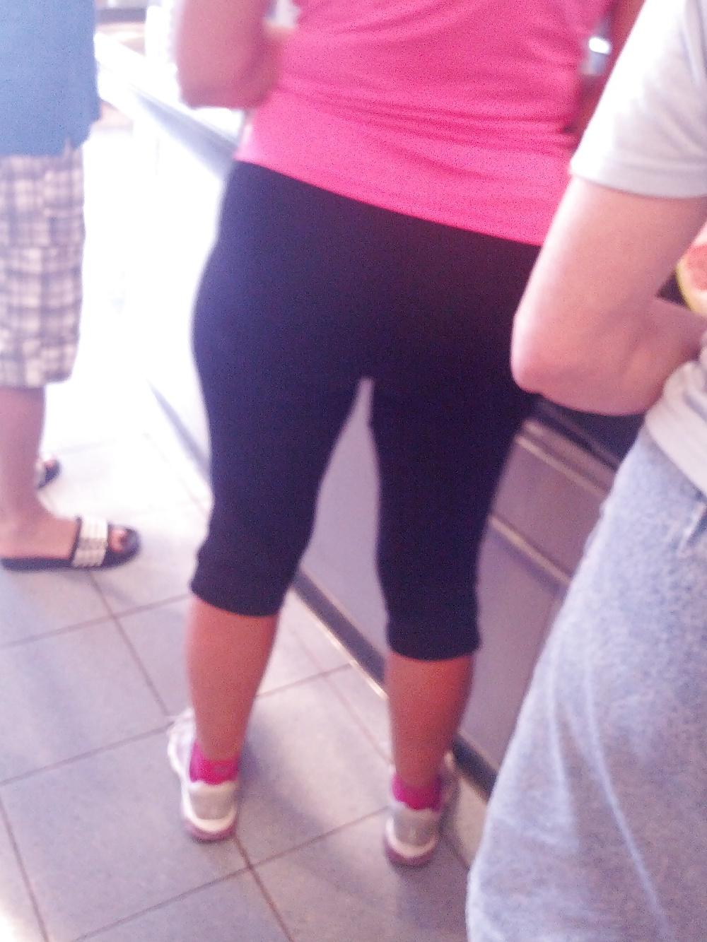 10P Ass in spandex