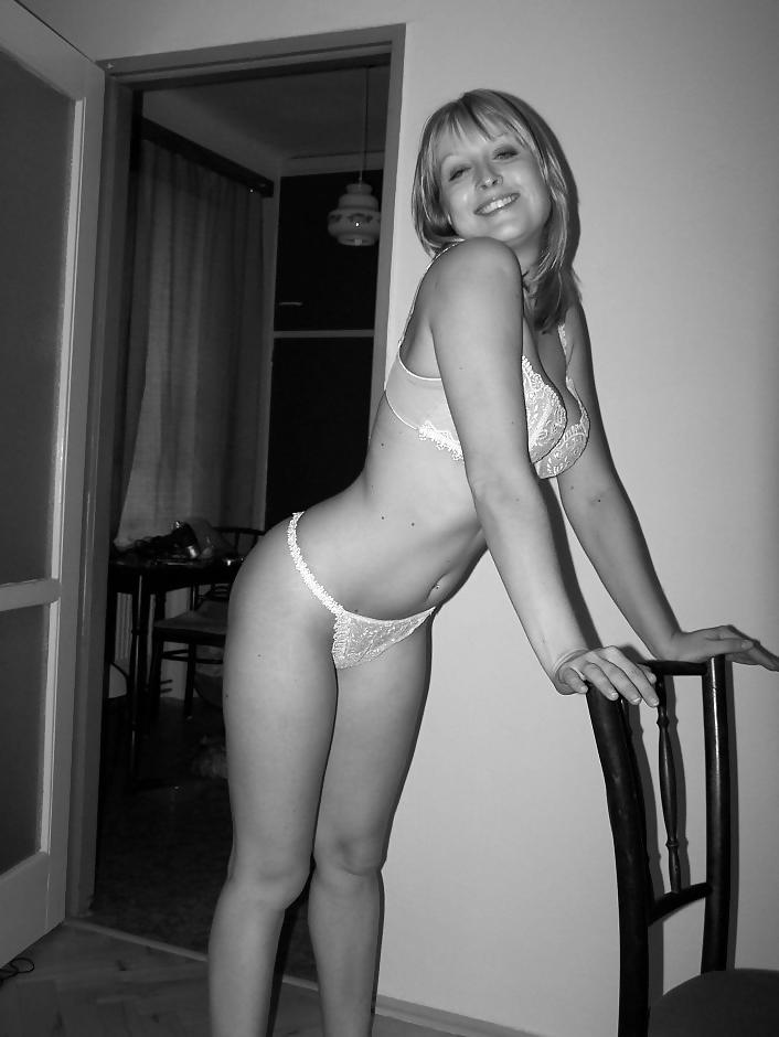 18P Black and white boobs