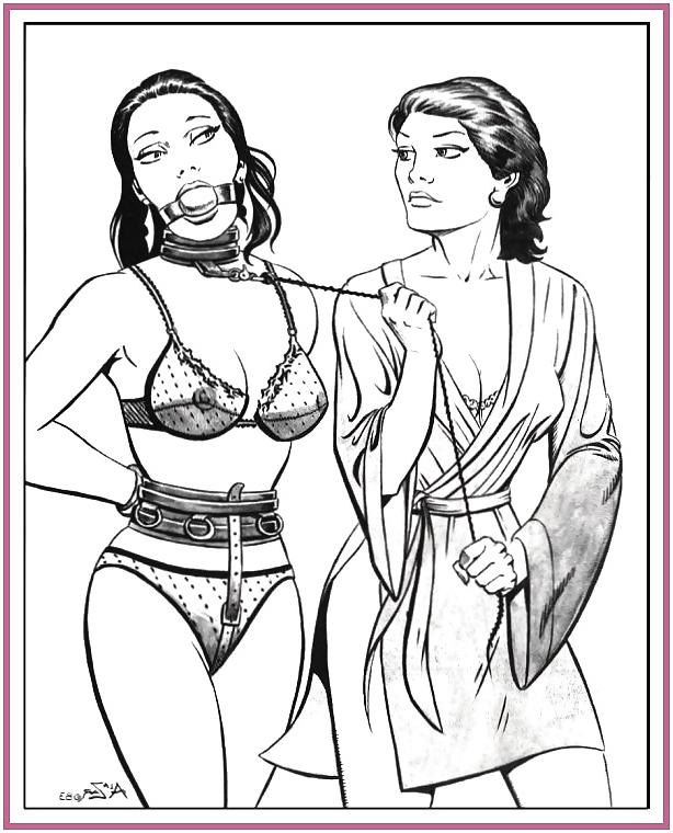 25P Misc BW Bondage comics 