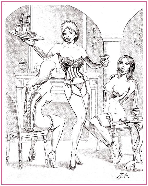 25P Misc BW Bondage comics 
