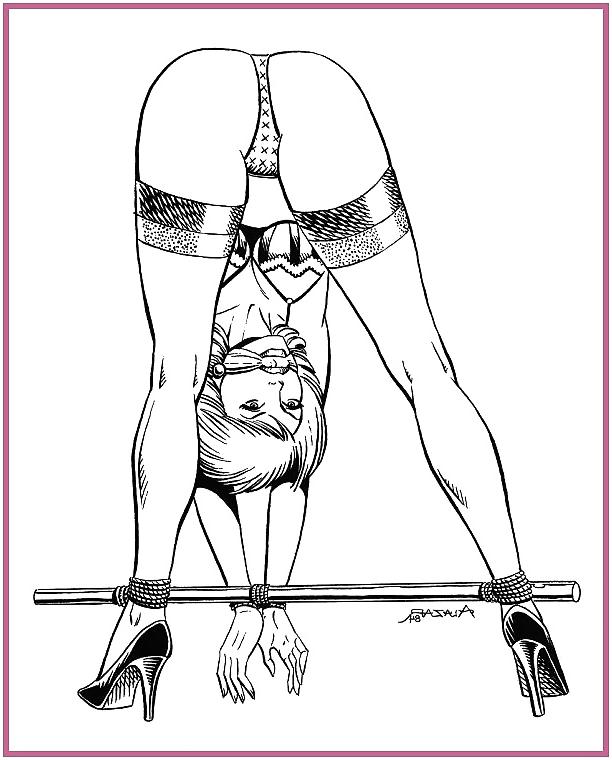 25P Misc BW Bondage comics 