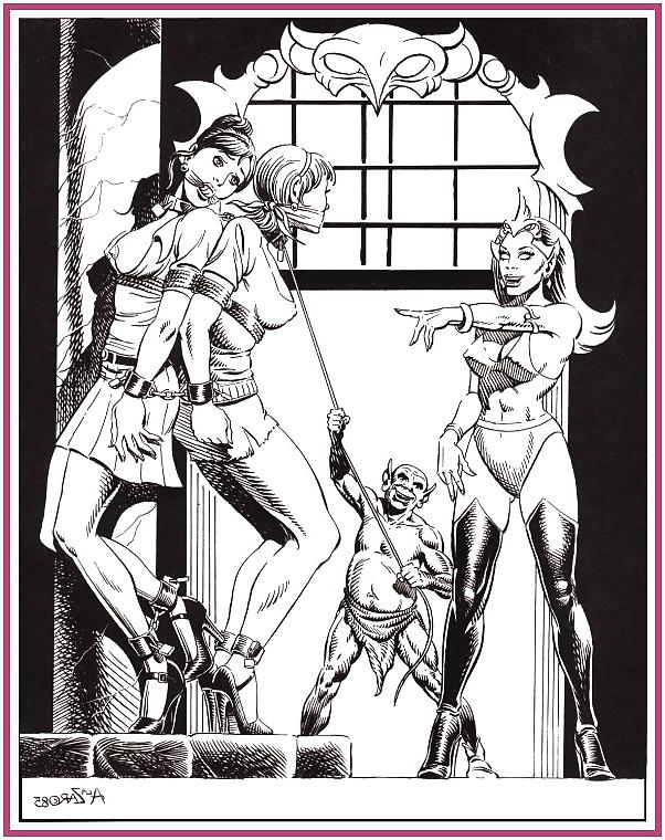 25P Misc BW Bondage comics 