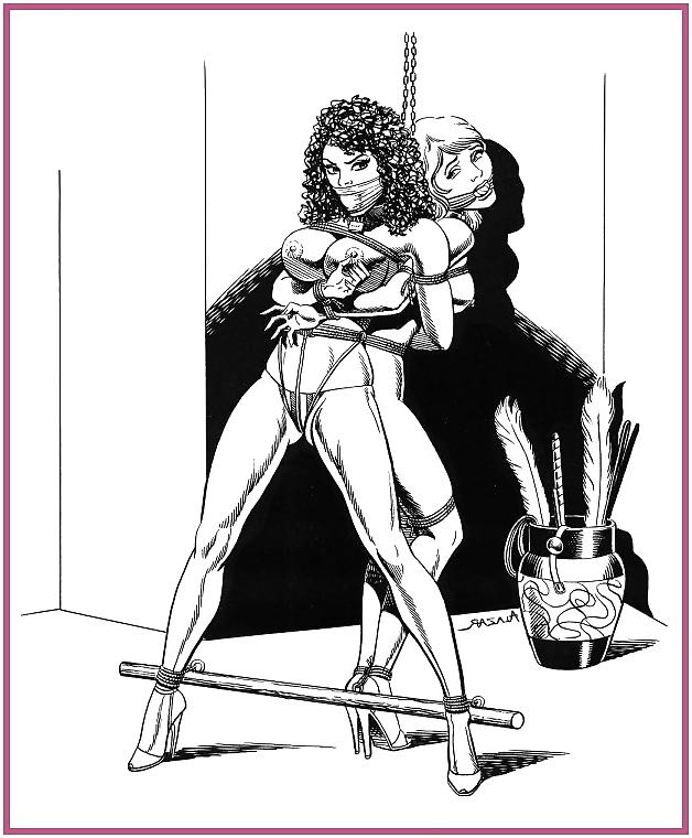 25P Misc BW Bondage comics 