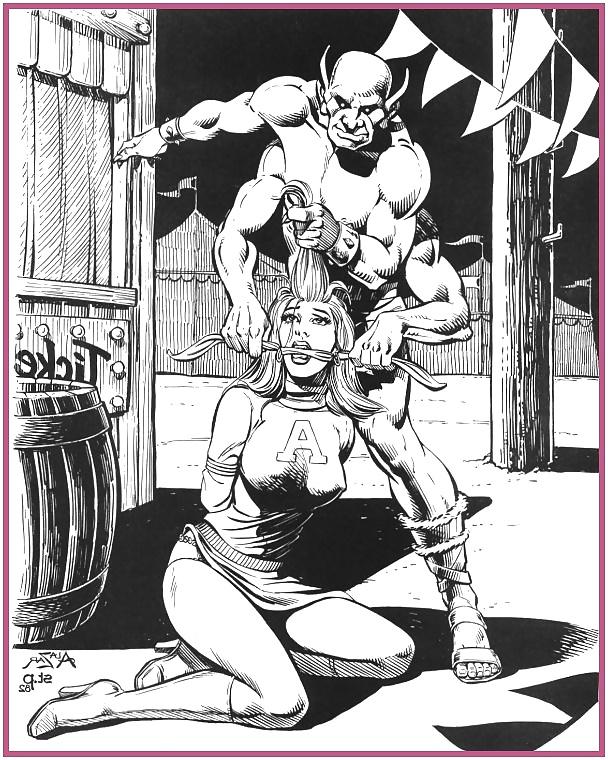 25P Misc BW Bondage comics 
