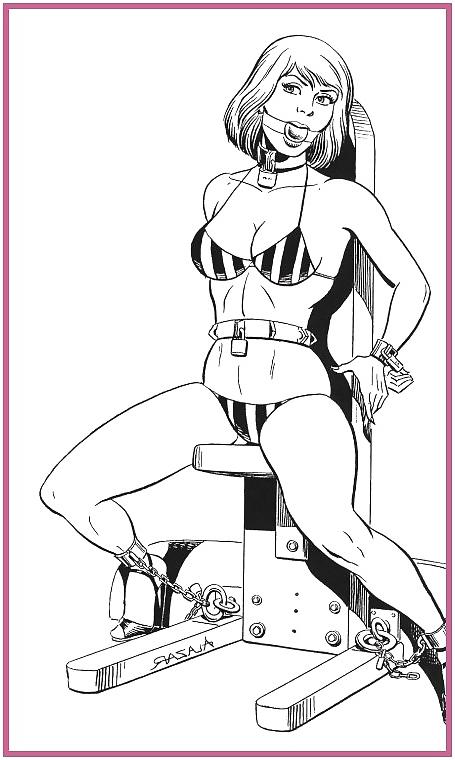 25P Misc BW Bondage comics 