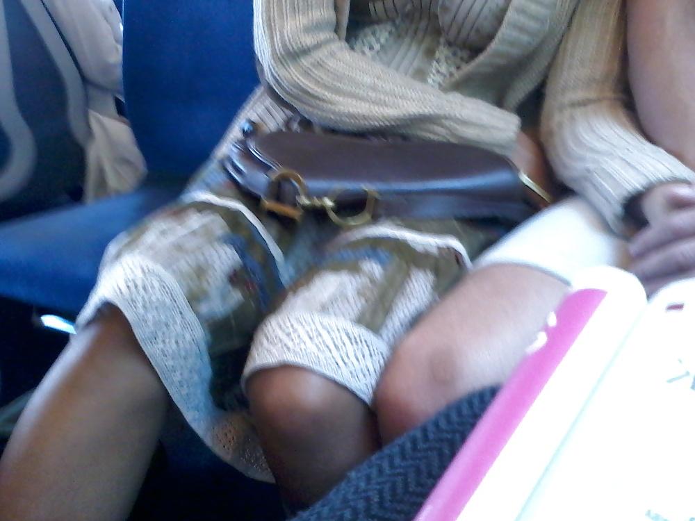17P Beurette dans le train