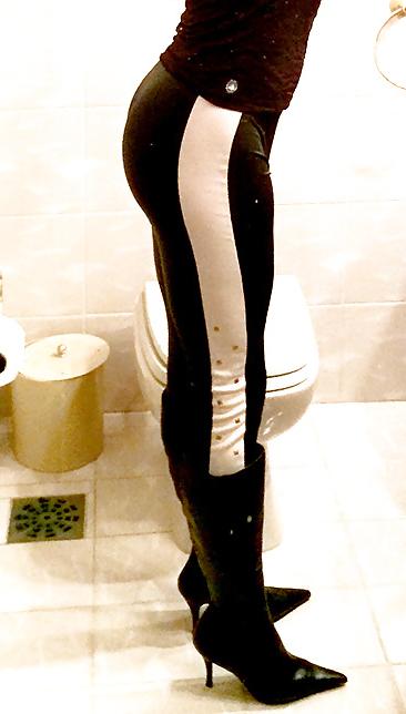 10P Wet leggings spandex