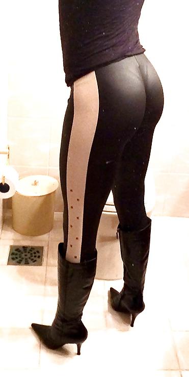 10P Wet leggings spandex