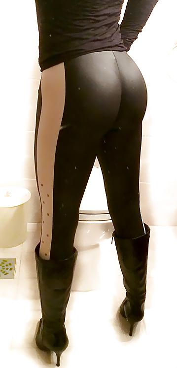 10P Wet leggings spandex