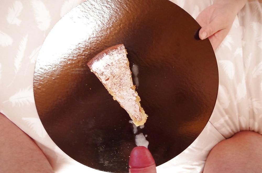 22P SLUT EATING CUM FOOD 6
