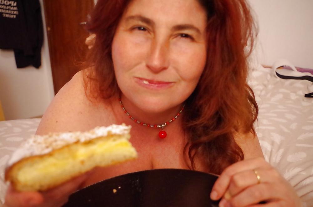 22P SLUT EATING CUM FOOD 6