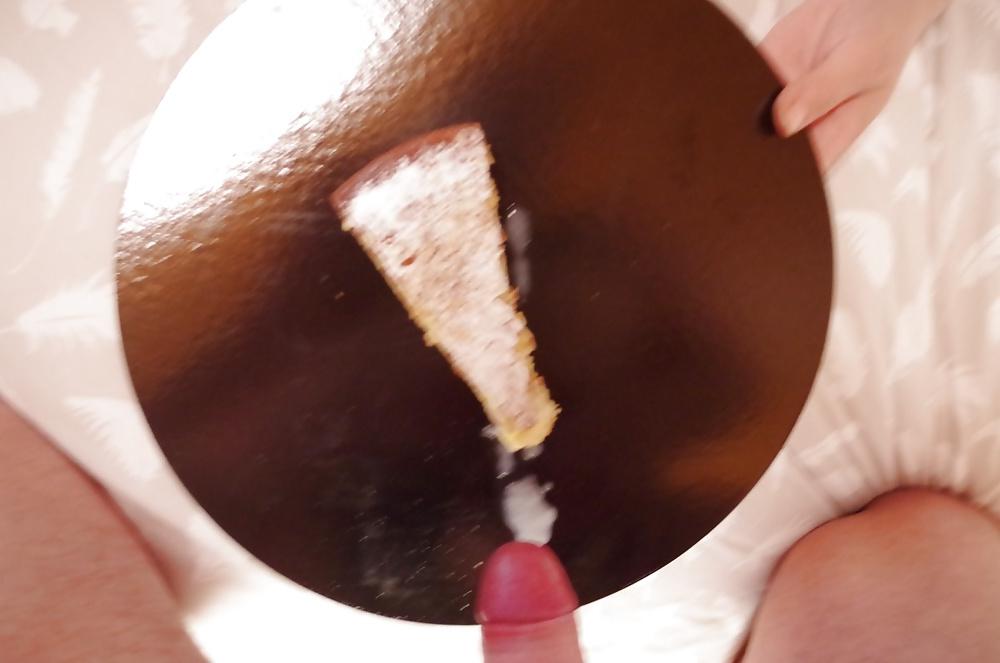 22P SLUT EATING CUM FOOD 6