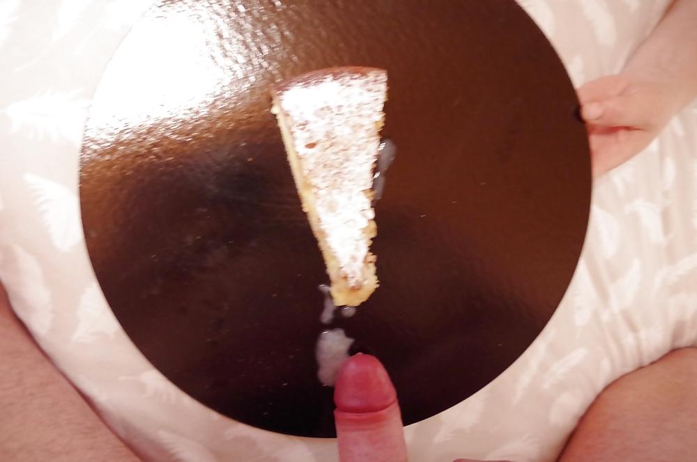 22P SLUT EATING CUM FOOD 6