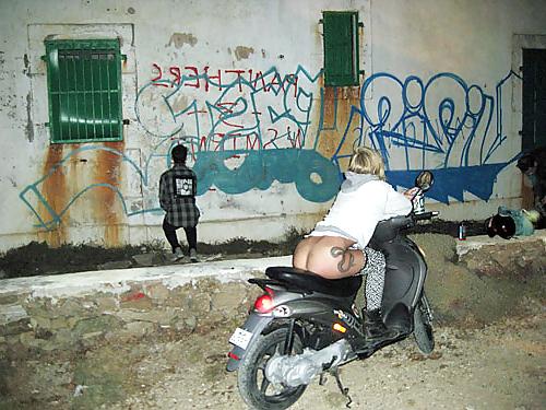 25P Bottomless Babes with Motorcycles