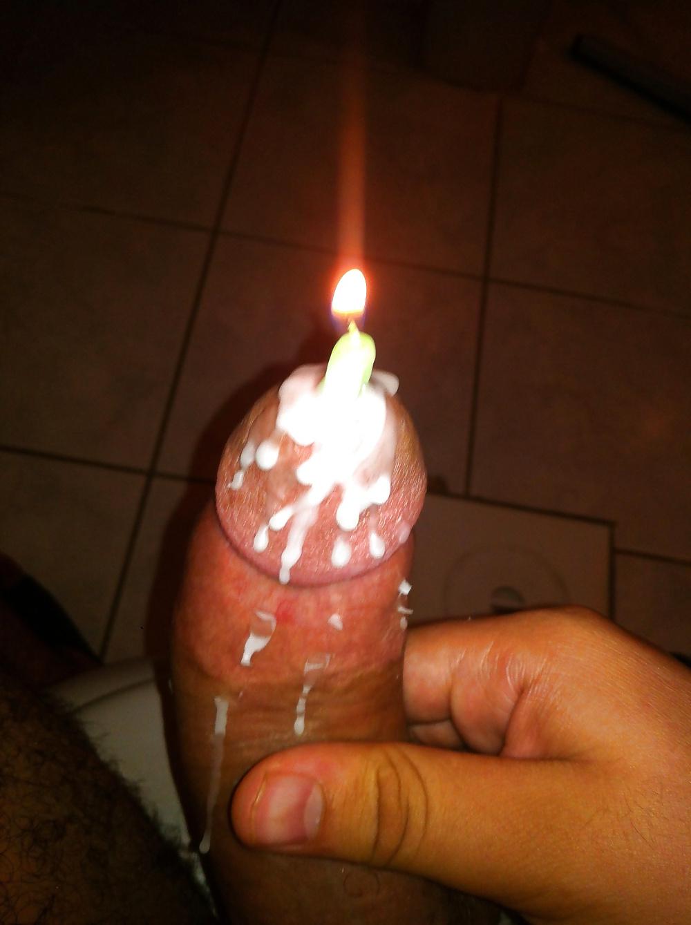 7P Cbt and wax my cock