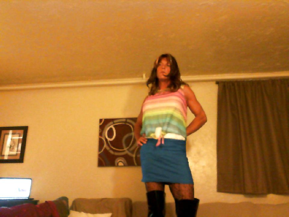 15P Lisa Love Crossdresser Platform thigh high boots