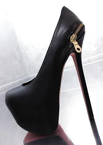 23P Leather High Heels And Boots 2
