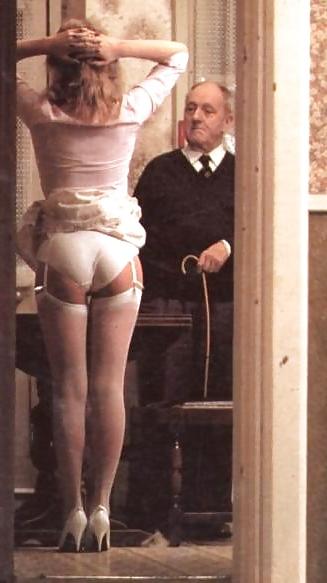 25P Babes in white panties trouble 7.