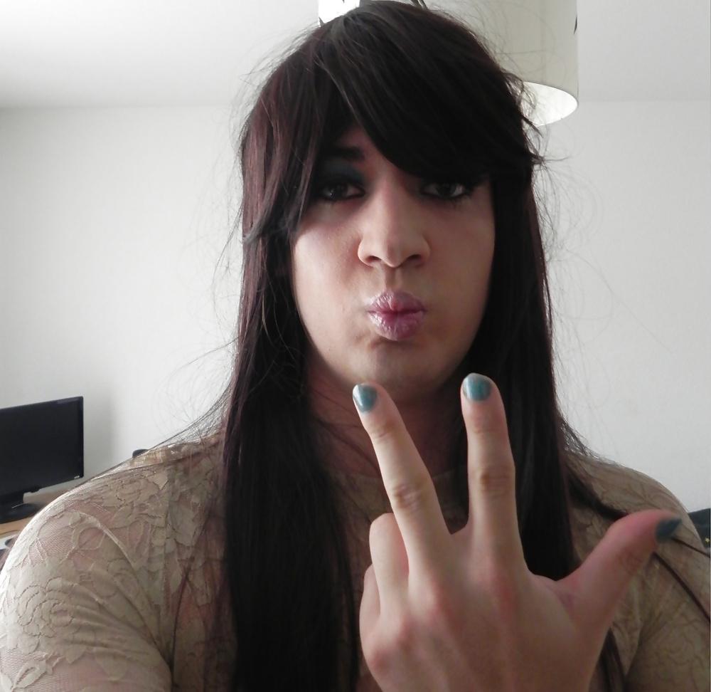 23P Yes I am a sissy :). Boots & leather gurl