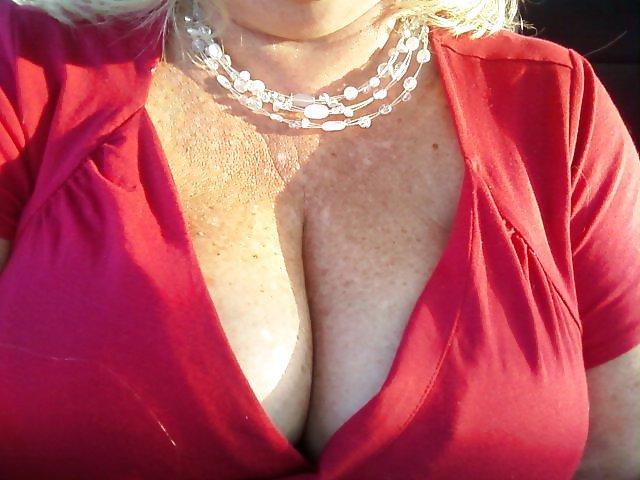 13P More mature granny selfshot big tits