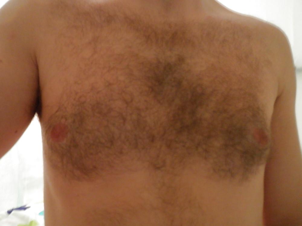 13P Husband's sexy hairy body