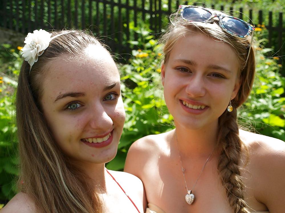 23P Bikini teens in the garden 2