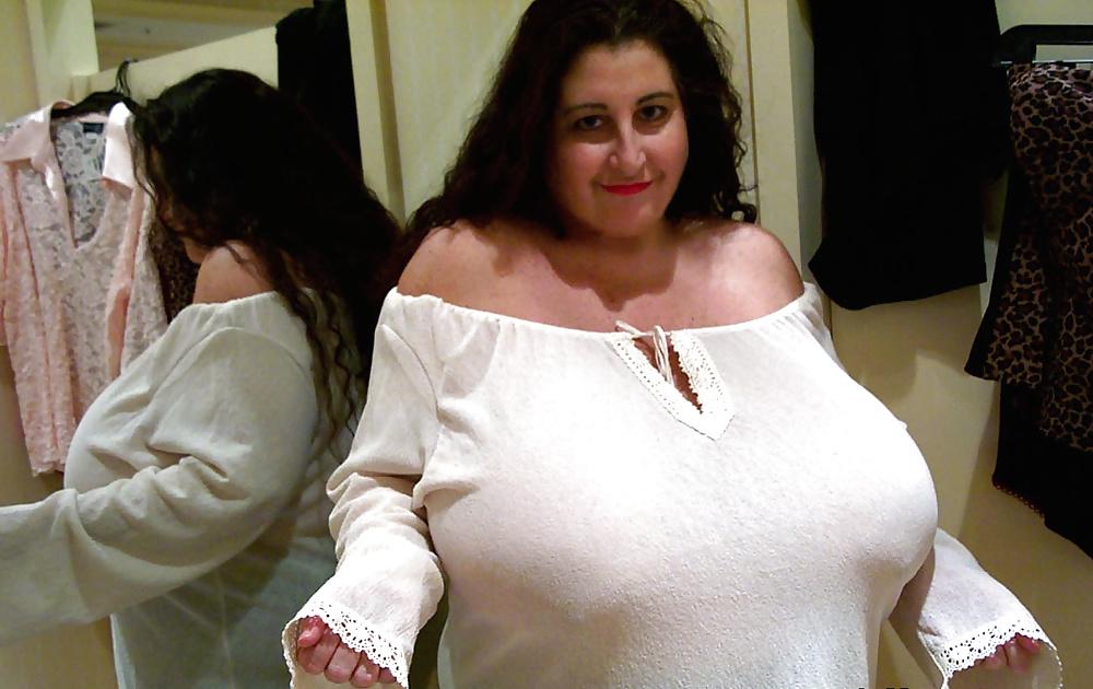 18P Huge Tits, tight tops