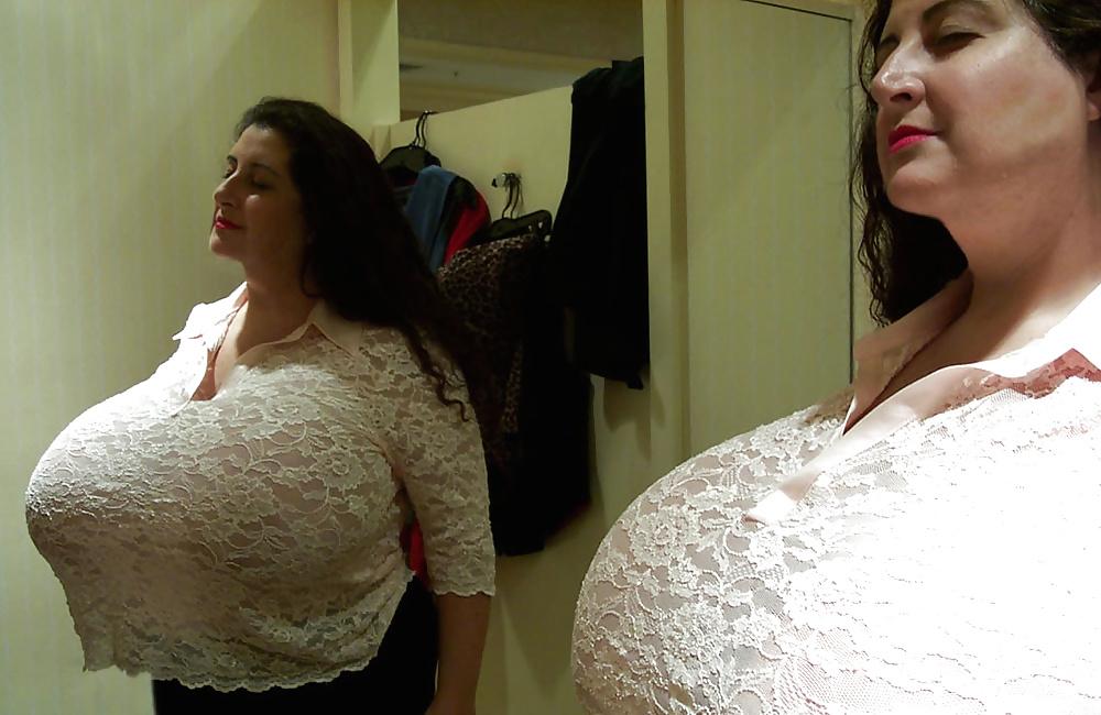 18P Huge Tits, tight tops