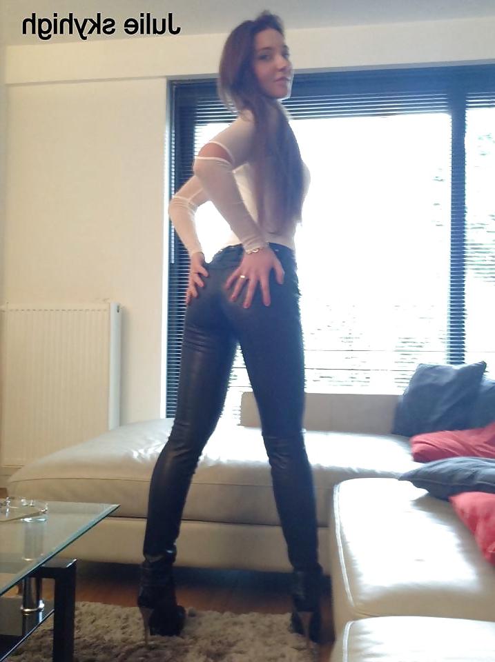 12P Julie skyhigh most sexy leather pant & boots