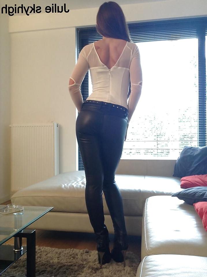 12P Julie skyhigh most sexy leather pant & boots