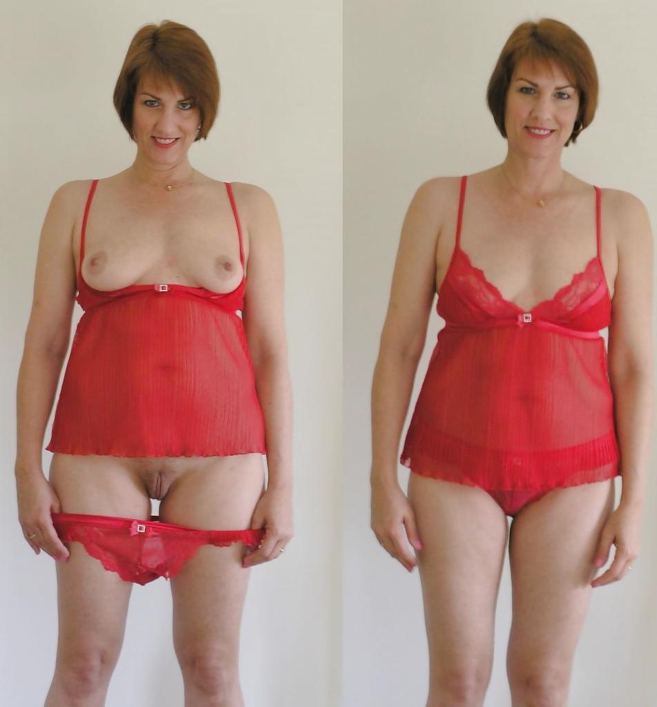 5P Lydia dressed undressed Milf ready for sex