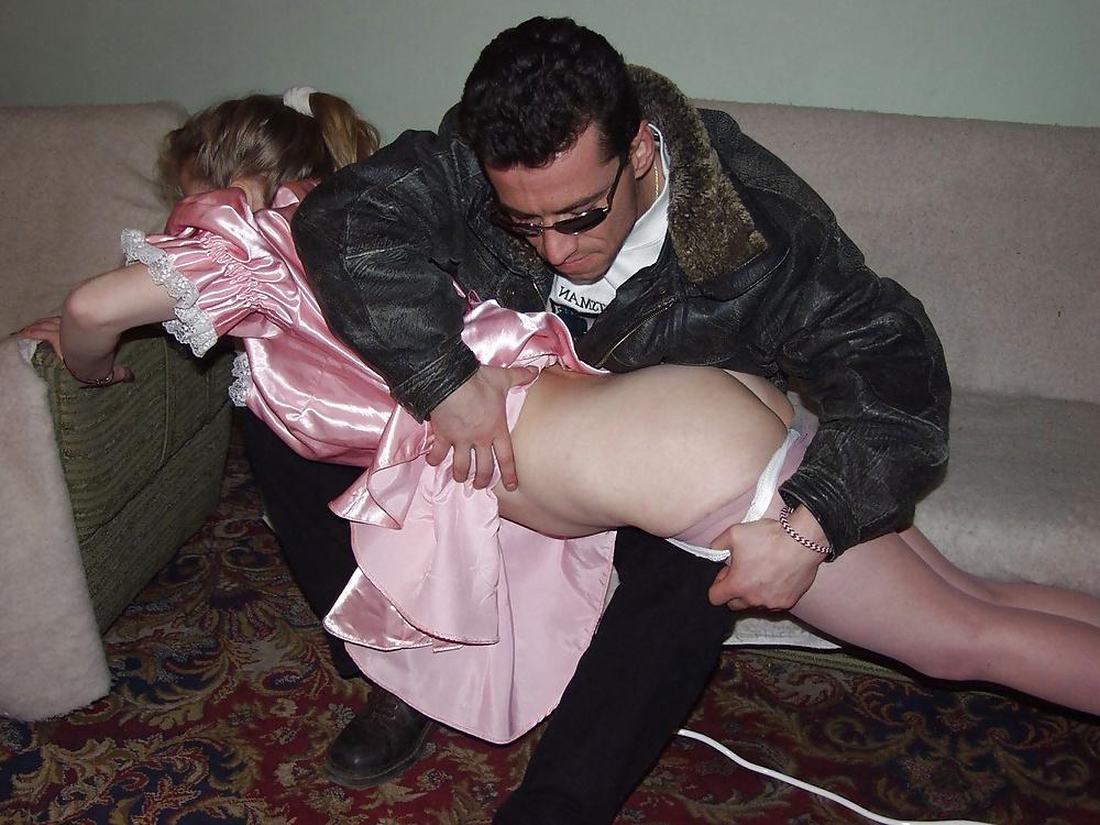 10P Babes in pantyhose-spanked.2