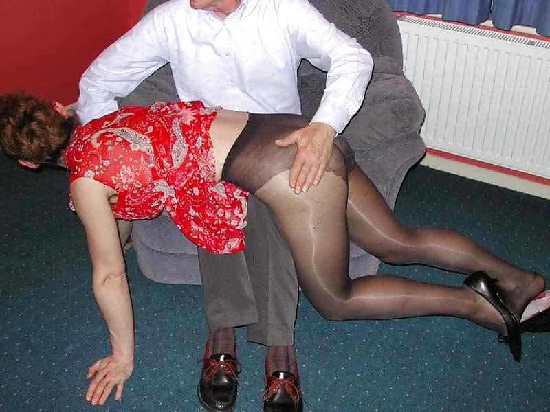 10P Babes in pantyhose-spanked.2