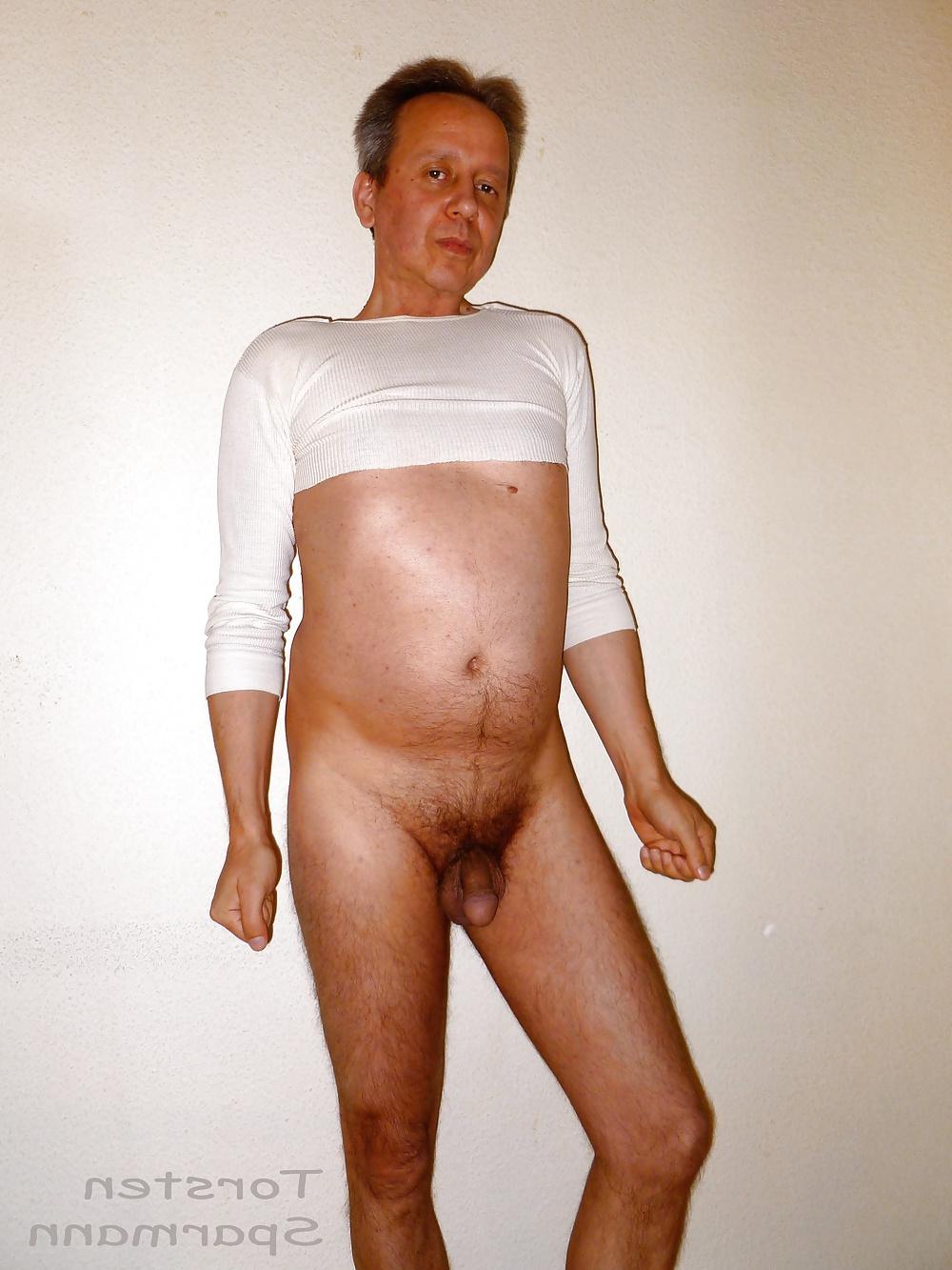 6P Short shirt no panties kurzes Hemd schwul gay naked nude