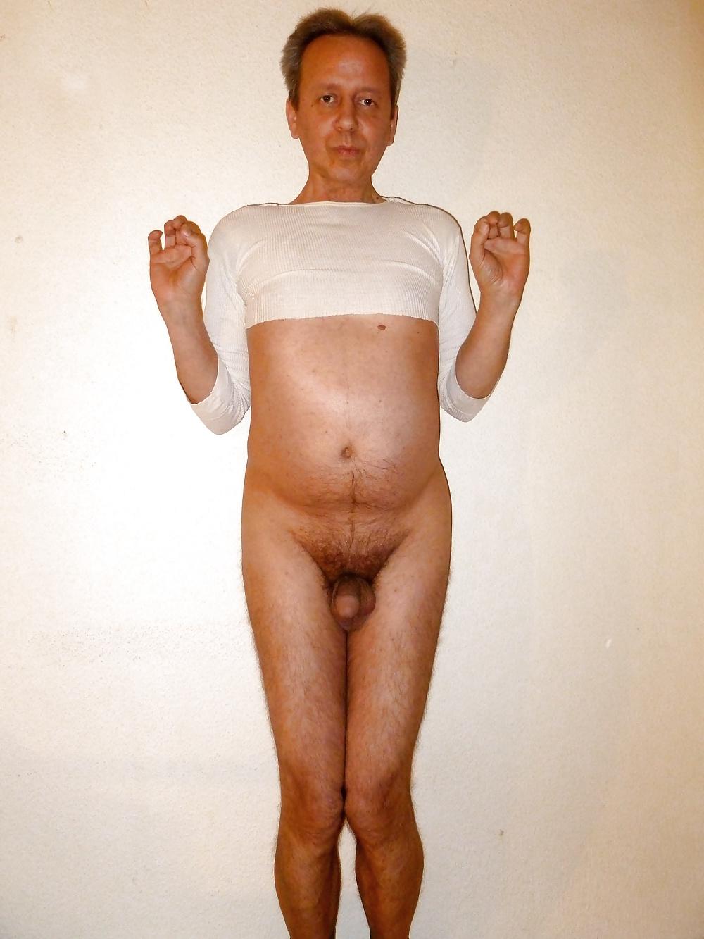 6P Short shirt no panties kurzes Hemd schwul gay naked nude
