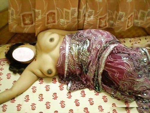 6P Saree Nude Indian Aunty