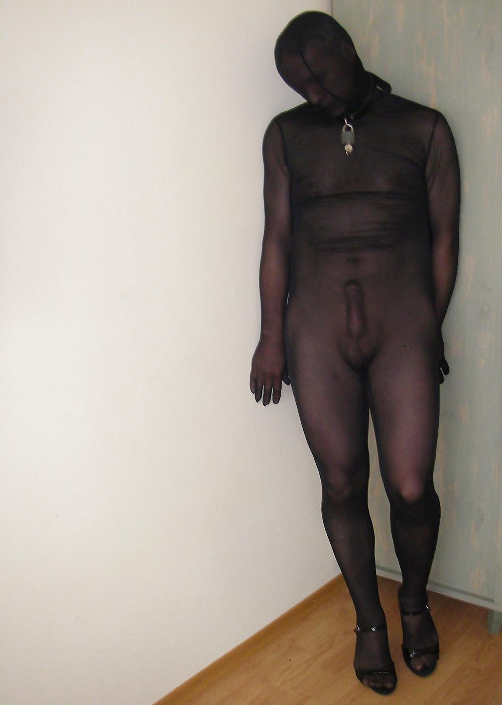6P Schwarze Catsuit-Hülle