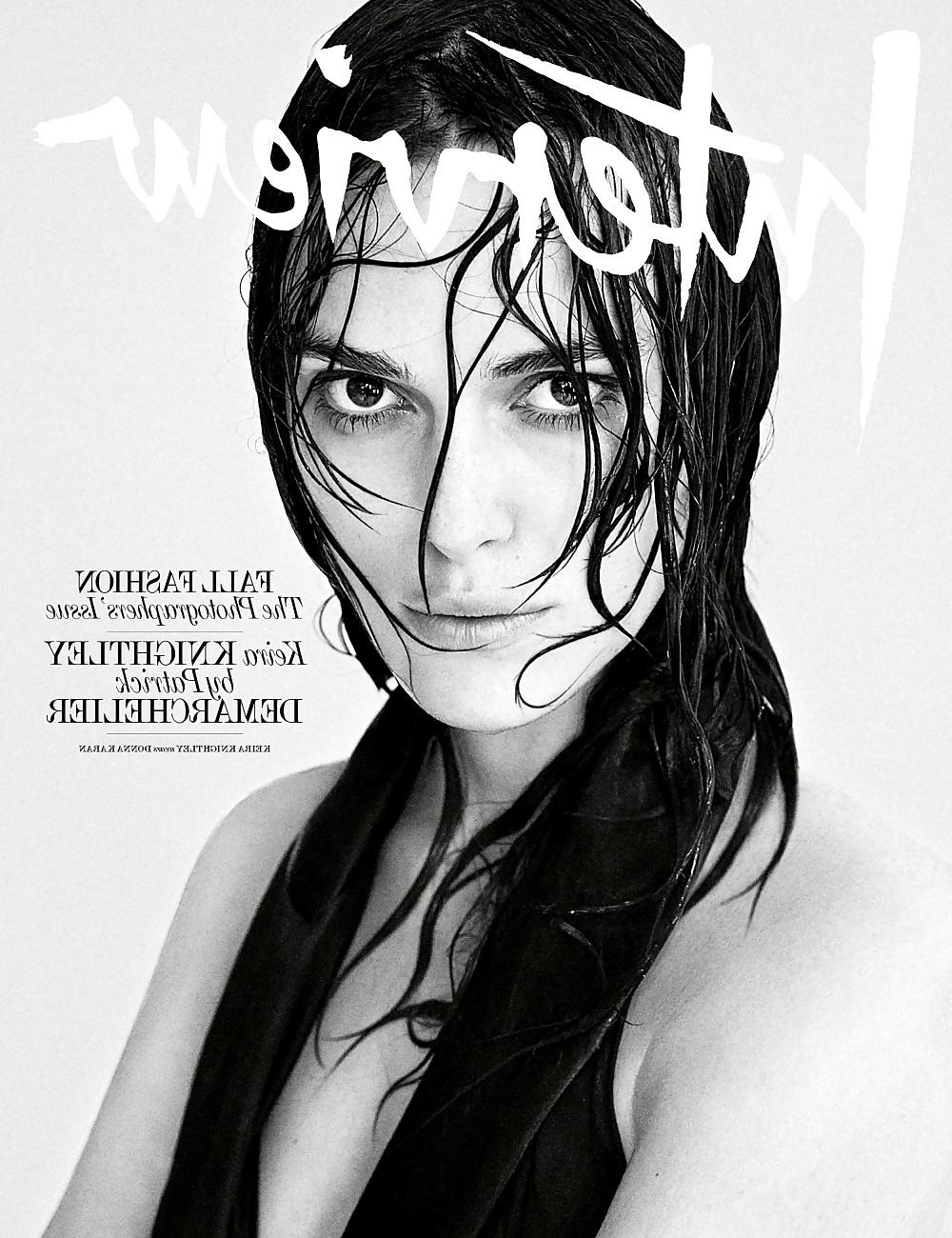6P Keira Knightley - b&w photoshoot, July 2014