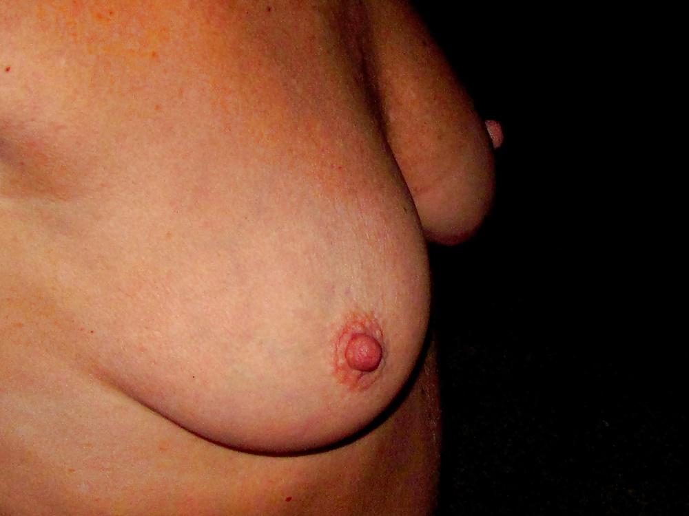 25P Mature Wife's Petite (B-Cup) Tits and Awesome Nipples