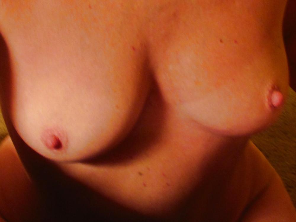 25P Mature Wife's Petite (B-Cup) Tits and Awesome Nipples