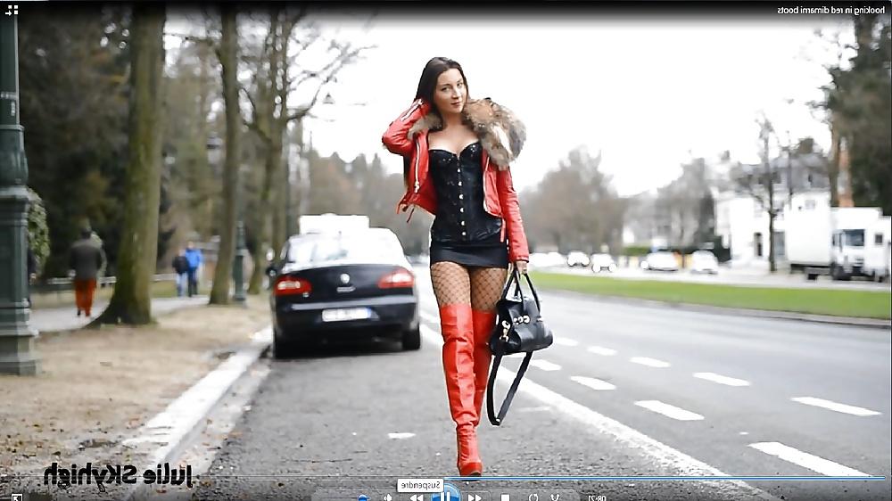 19P Most sexy whore in extremely sexy red overknee boots