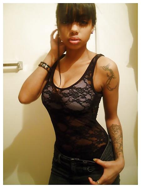 25P Sexy black hipster patty best pics set 1