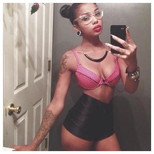 25P Sexy black hipster patty best pics set 1