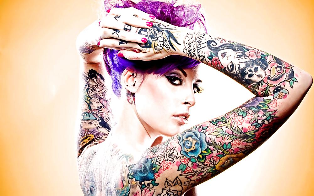 15P My tattoo girls - punk - emo - rockabilly - alt - 13
