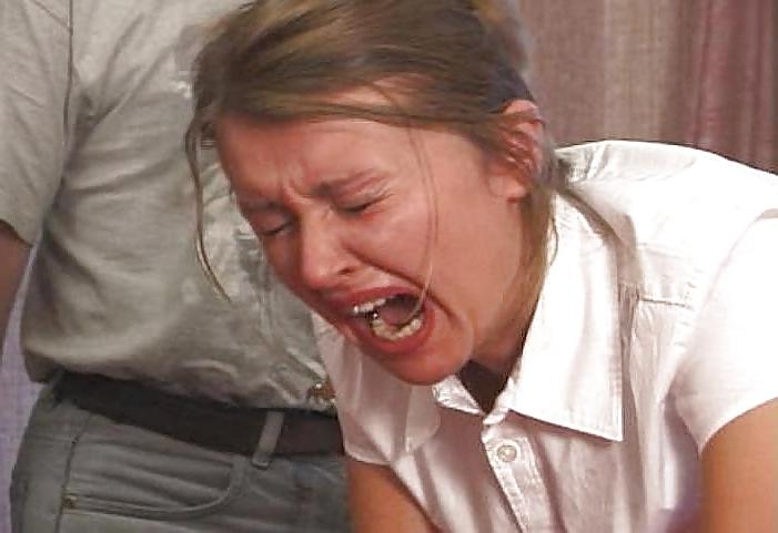 10P Females Being Spanked Facial Reactions