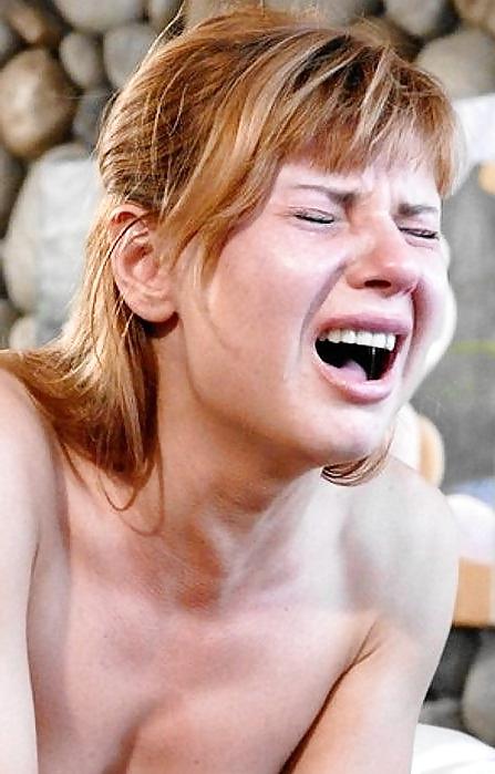 10P Females Being Spanked Facial Reactions