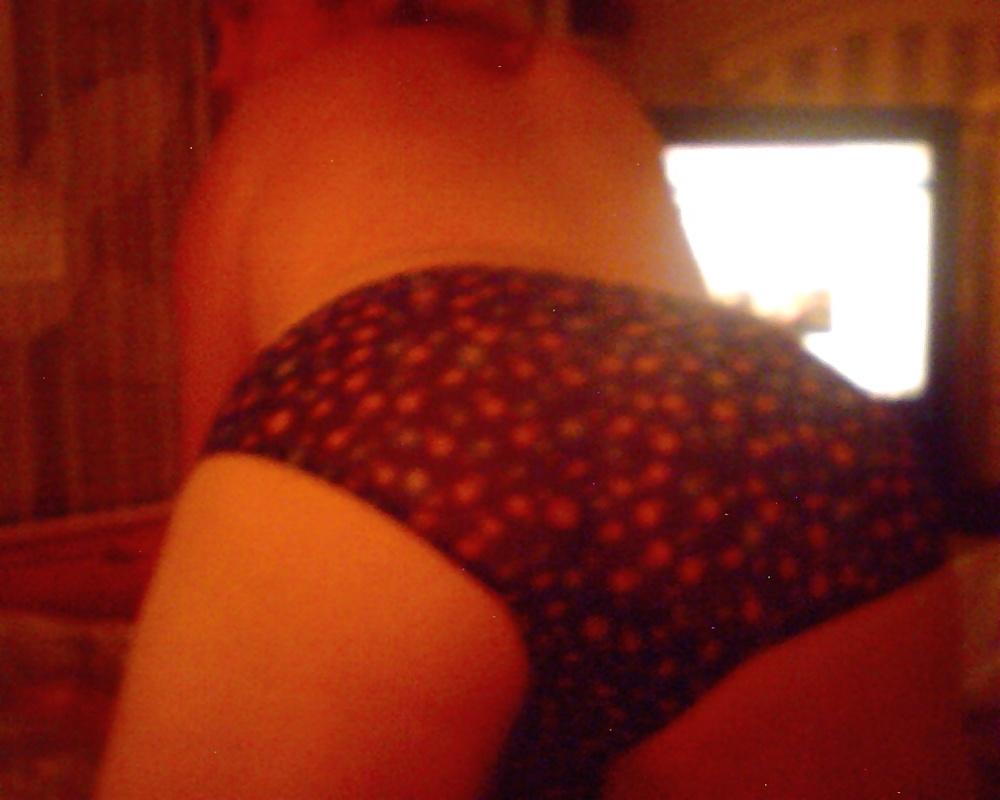 10P Me in my new thong and my husband thinks i look hot in it