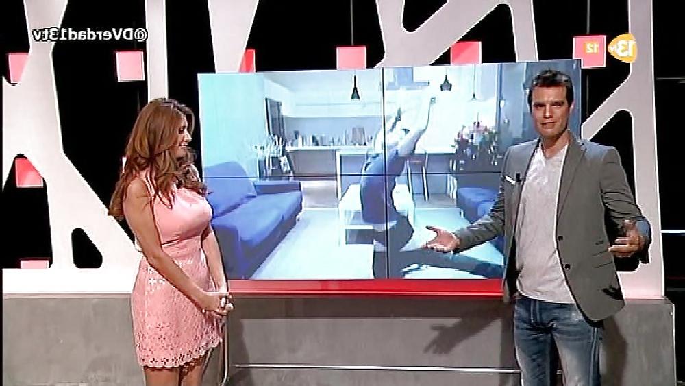 25P Patricia Betancort Newscaster Big Boobs