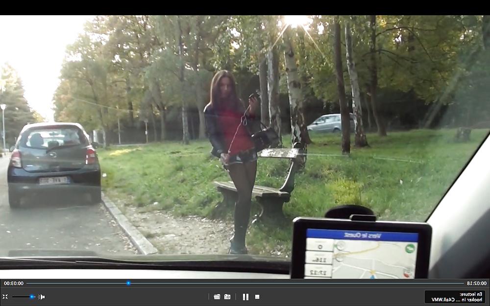 11P Young hooker in boots  cum on face - public flashing