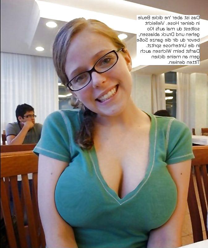 11P German Captions - Deutsche Captions - Big boobs